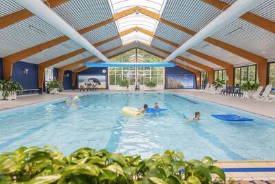 Genießen Sie das Schwimmen im Pool von 10 mal 20 Metern des Bungalow Park Campanula