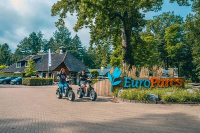Der Eingang des Ferienparks Europarcs De Utrechtse Heuvelrug