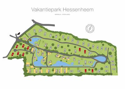 Parkplan / Lageplan Bospark Markelo