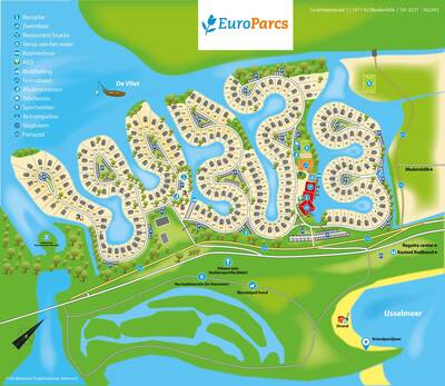 Parkplan Duinresorts EuroParcs IJsselmeer