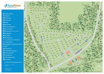 Parkplan Duinresorts Noordwijkse Duinen