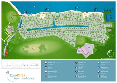 Parkplan EuroParcs Aan de Maas