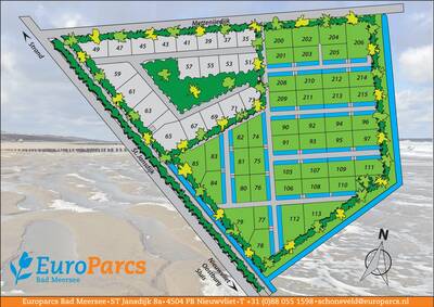 Parkplan EuroParcs Bad MeerSee