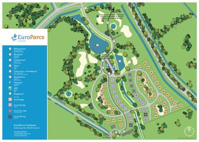 Parkplan EuroParcs Cadzand