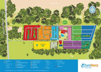 Parkplan EuroParcs De Wije Werelt