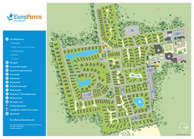 Parkplan EuroParcs Kaatsheuvel