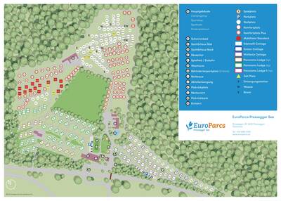 Parkplan EuroParcs Pressegger See