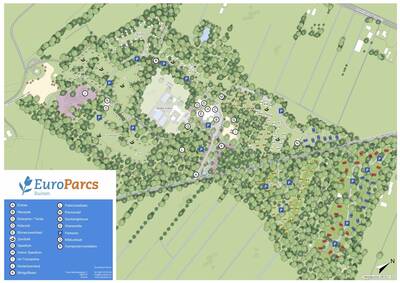 Parkplan EuroParcs Ruinen