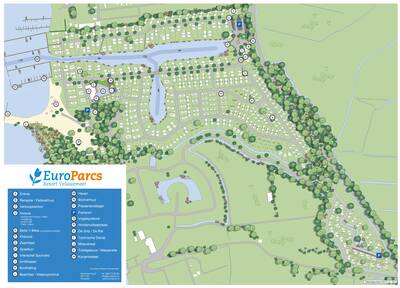 Parkplan EuroParcs Veluwemeer