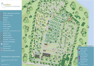 Parkplan Europarcs EuroParcs Hoge Kempen