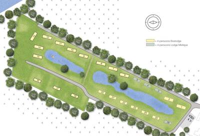 Parkplan / Lageplan des Ferienparks De Lochemse Berg