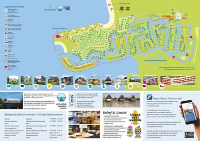 Parkplan / Lageplan Beach Resort Makkum