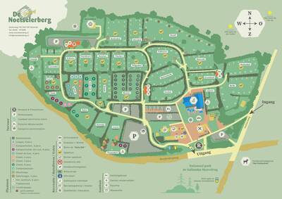 Parkplan Lageplan Camping de Noetselerberg Parkplan / Lageplan Camping de Noetselerberg