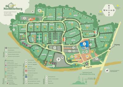 Parkplan / Lageplan Camping de Noetselerberg