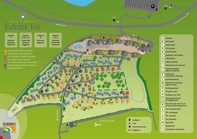 Parkplan / Lageplan Dormio Eifeler Tor