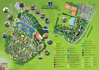 Parkplan Lageplan Dormio Resort Maastricht Parkplan / Lageplan Dormio Resort Maastricht