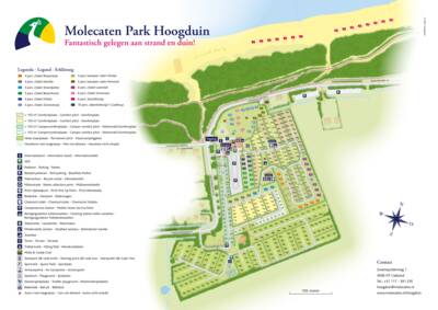 Parkplan / Lageplan Molecaten Hoogduin