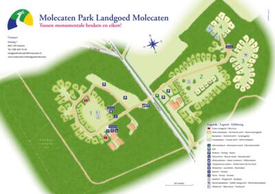 Parkplan / Lageplan Molecaten Park Landgoed Molecaten