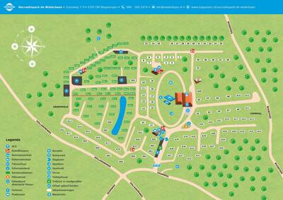 Parkplan / Lageplan Topparken De Wielerbaan