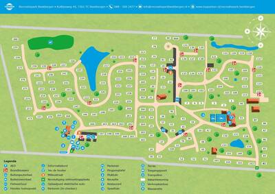 Parkplan / Lageplan Topparken Ferienpark Beekbergen