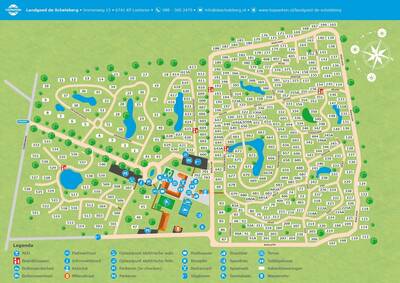 Parkplan / Lageplan Topparken Landgoed de Scheleberg