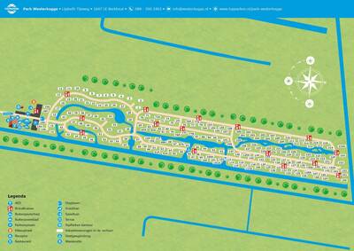 Parkplan / Lageplan Topparken Park Westerkogge