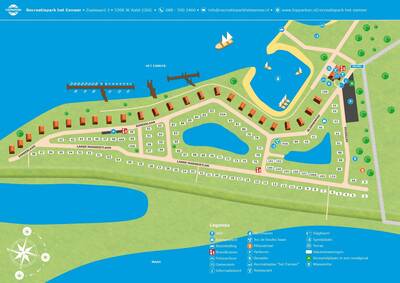 Parkplan / Lageplan Topparken Recreatiepark het Esmeer