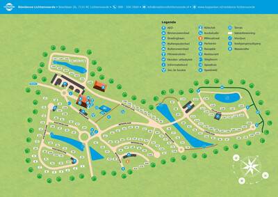 Parkplan / Lageplan Topparken Residence Lichtenvoorde