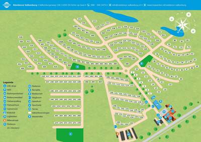 Parkplan / Lageplan Topparken Résidence Valkenburg