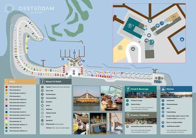 Parkplan / Lageplan Resort Waterrijk Oesterdam