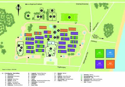 Parkplan Landal Beach Park Grønhøj Strand