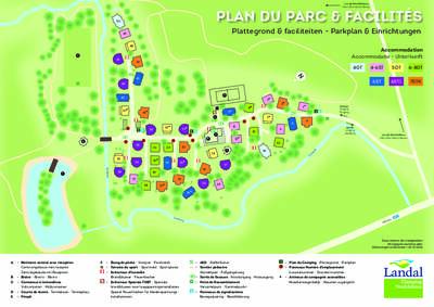 Parkplan Landal Glamping Neufchâteau