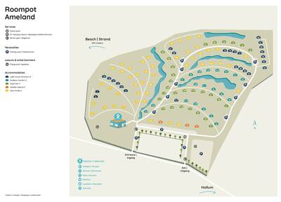 Parkplan Roompot Ameland