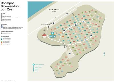 Parkplan Roompot Bloemendaal aan Zee