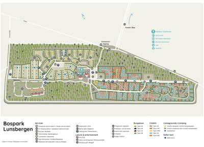 Parkplan Roompot Bospark Lunsbergen