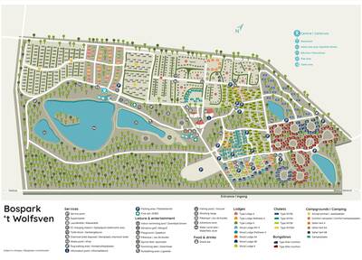 Parkplan Roompot Bospark 't Wolfsven