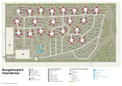 Parkplan Roompot Bungalowpark Hoenderloo