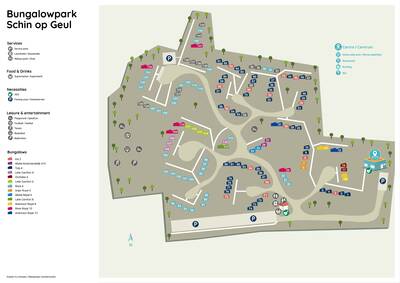 Parkplan Roompot Bungalowpark Schin op Geul