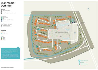 Parkplan Roompot Duinresort Dunimar