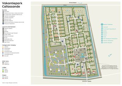 Parkplan Roompot Ferienpark Callassande