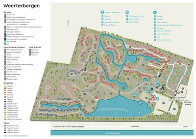 Parkplan Roompot Ferienpark Weerterbergen