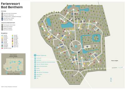 Parkplan Roompot Ferienresort Bad Bentheim