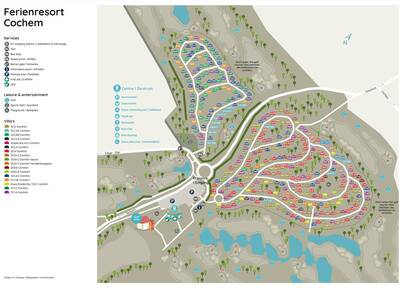 Parkplan Roompot Ferienresort Cochem