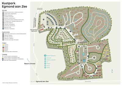 Parkplan Roompot Kustpark Egmond aan Zee