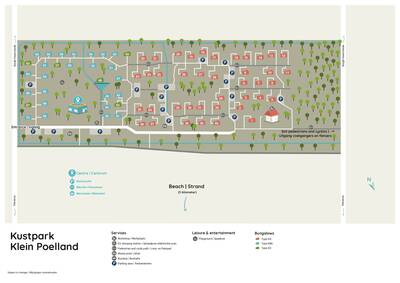 Parkplan Roompot Kustpark Klein Poelland