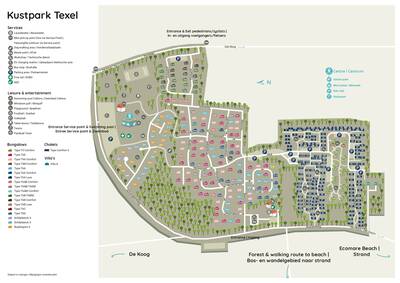 Parkplan Roompot Kustpark Texel