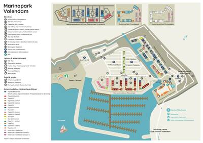 Parkplan Roompot Marinapark Volendam