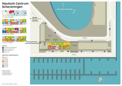 Parkplan Roompot Nautisch Centrum Scheveningen