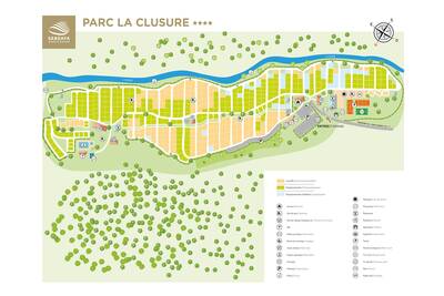 Parkplan Roompot Parc la Clusure