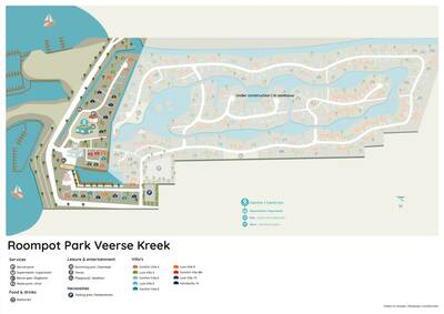 Parkplan Roompot Park Veerse Kreek